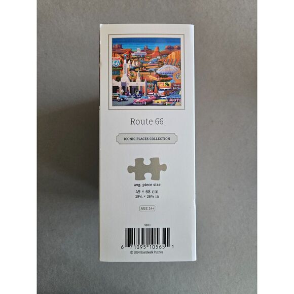 Boardwalk Puzzle Company Iconic Places Route 66 1000pc Andy C Ellis 2024 - Picture 3 of 7